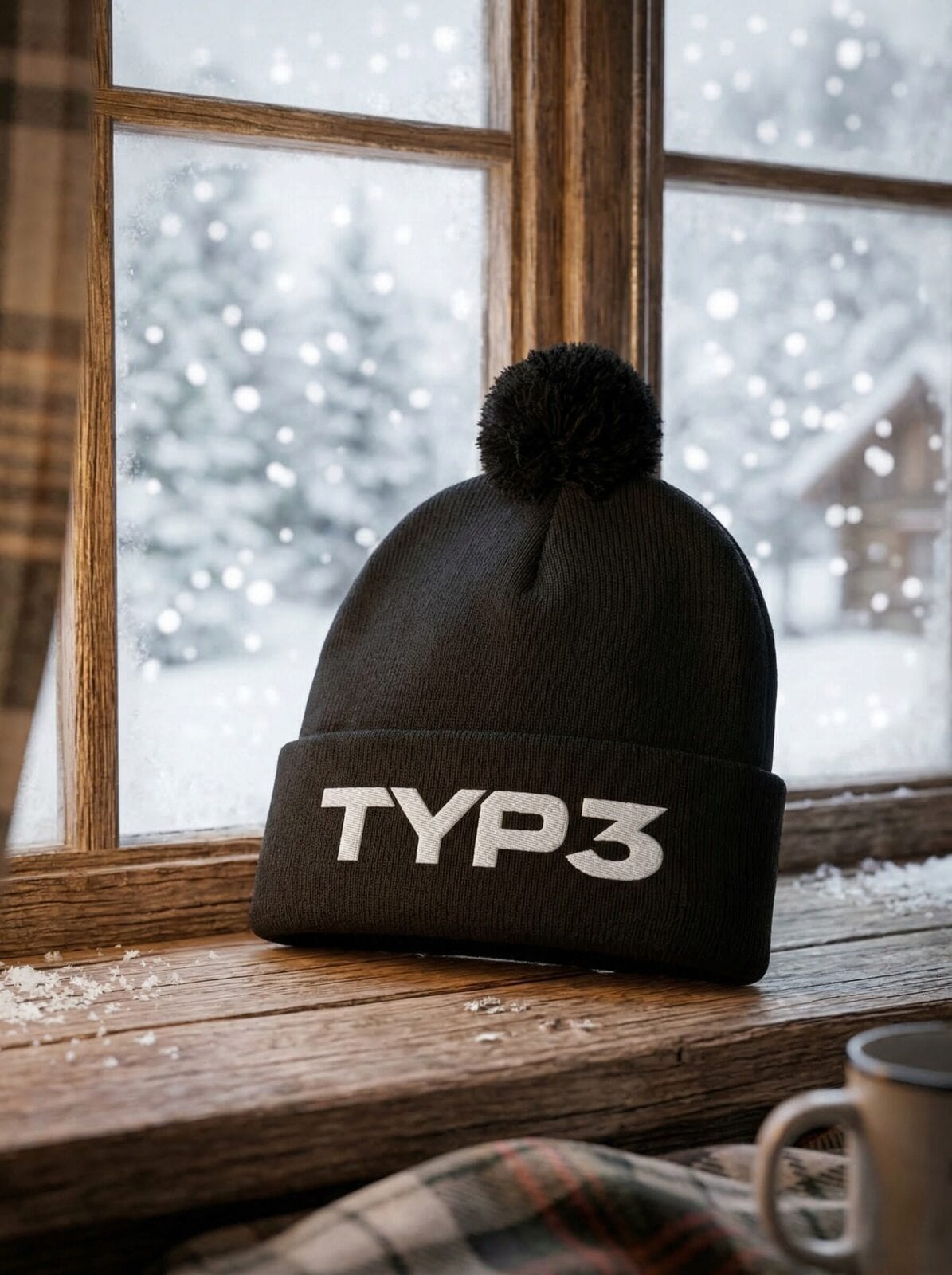 Pom-Pom Beanie — image 3